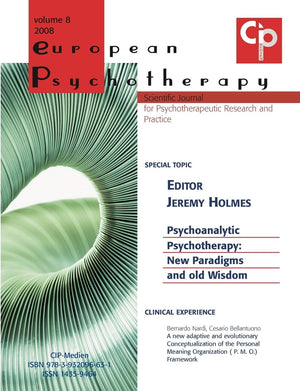 European Psychotherapy Vol. 8,Used