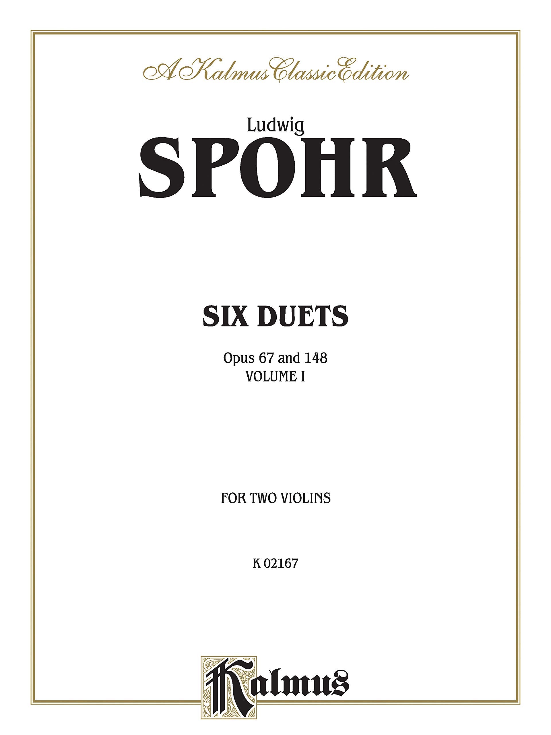 Duets, Vol 1: Op. 67 & 148 (Kalmus Edition, Vol 1),Used