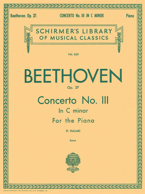 Concerto No. 3 in C Minor, Op. 37 (2piano score): Schirmer Library of Classics Volume 623 National Federation of Music Clubs 20,Used