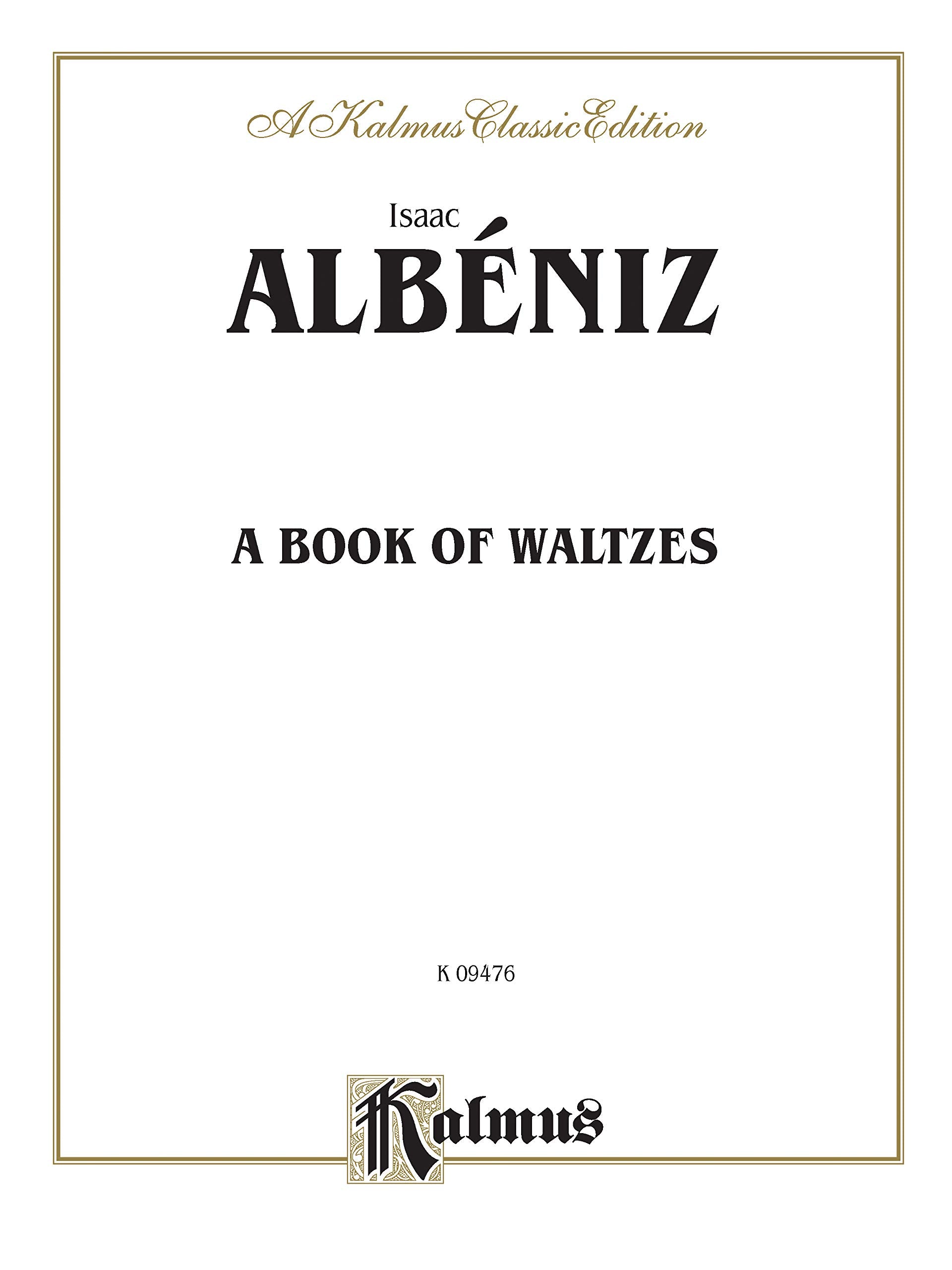 A Book of Waltzes (Kalmus Edition),Used