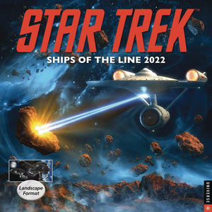 Star Trek Ships of the Line 2022 Wall Calendar,Used