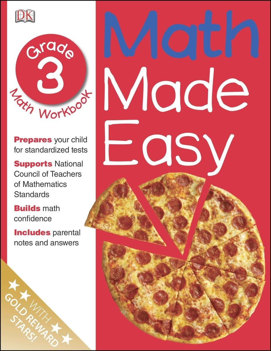 Math Made Easy: Third Grade Workbook (Math Made Easy)-used