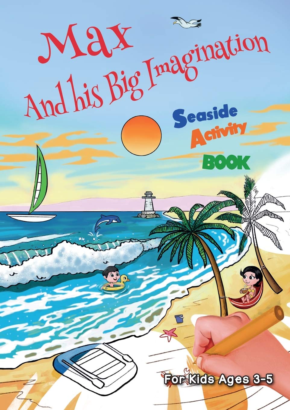 Max and his Big Imagination  Seaside Activity Book,Used