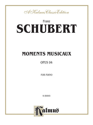 Moments Musicaux, Op. 94 (Kalmus Edition),Used