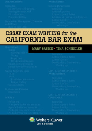 Essay Exam Writing for the California Bar Exam,Used