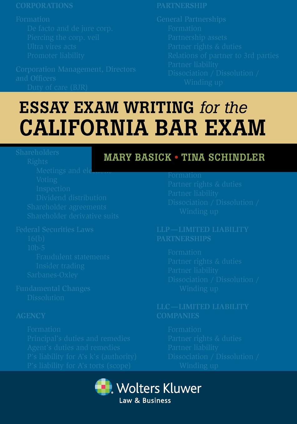 Essay Exam Writing for the California Bar Exam,Used