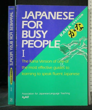 Japanese For Busy People I: Kana Version,Used
