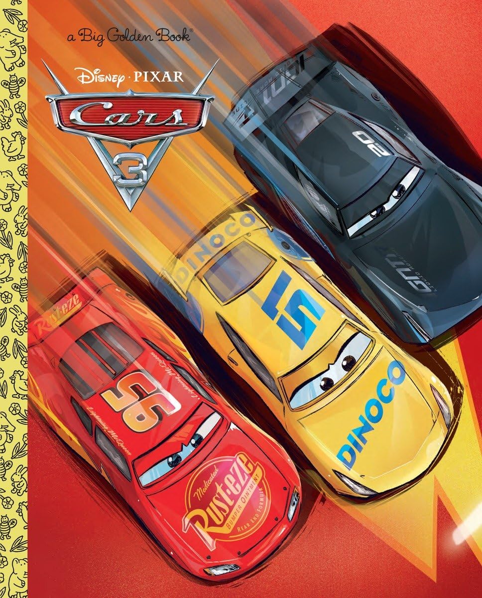 Cars 3 Big Golden Book (Disney/Pixar Cars 3),Used