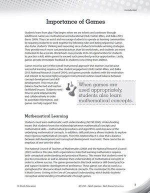 Math Games: SkillBased Practice for Sixth Grade,Used