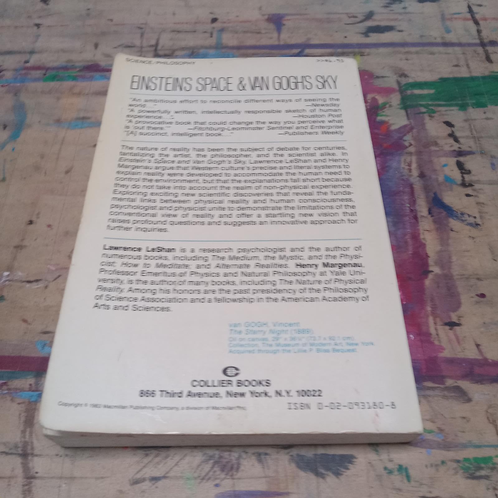 Einsteins Space And Van Goghs Sky: Physical Reality And Beyond-used