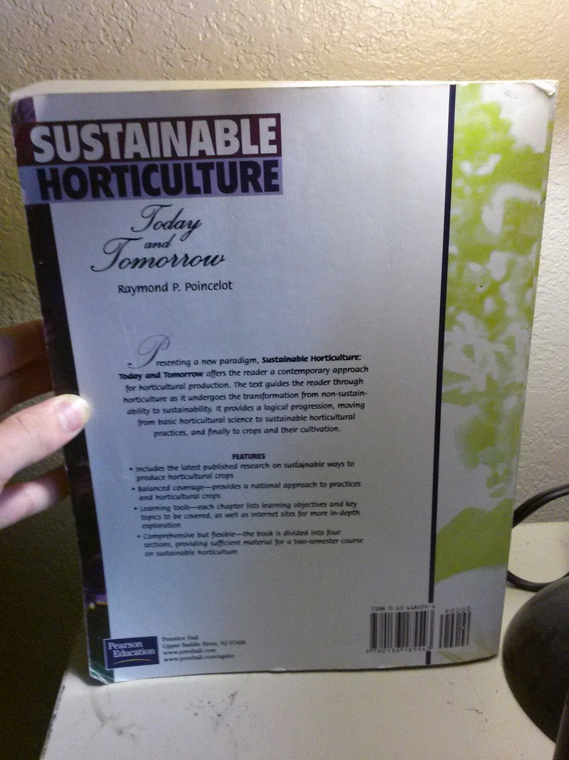 POINCELOT: SUSTAINABLE HORTICULT _c,New