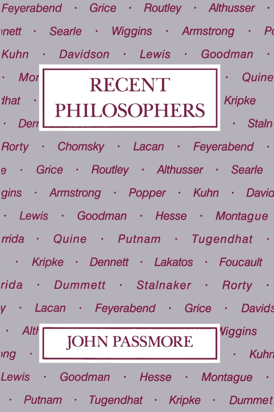 Recent Philosophers,Used