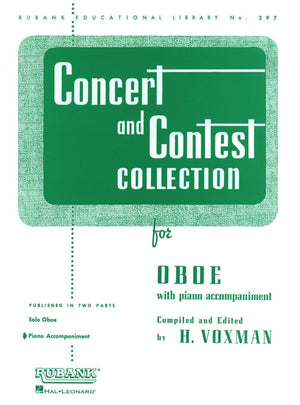 Concert And Contest Collection For Oboe (With Piano Accompanimet),Used
