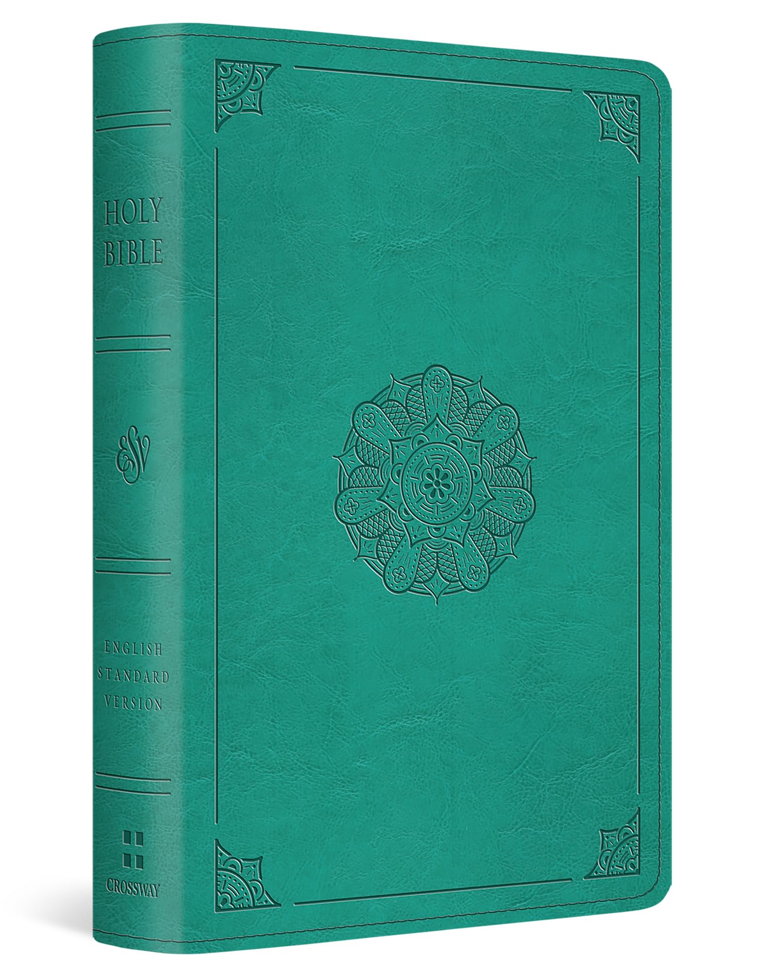 ESV Pocket Bible (TruTone, Turquoise, Emblem Design),Used