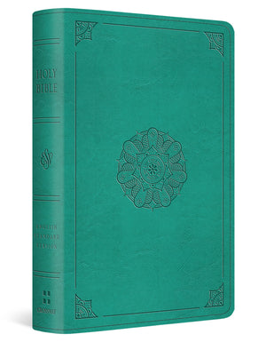 ESV Pocket Bible (TruTone, Turquoise, Emblem Design),Used