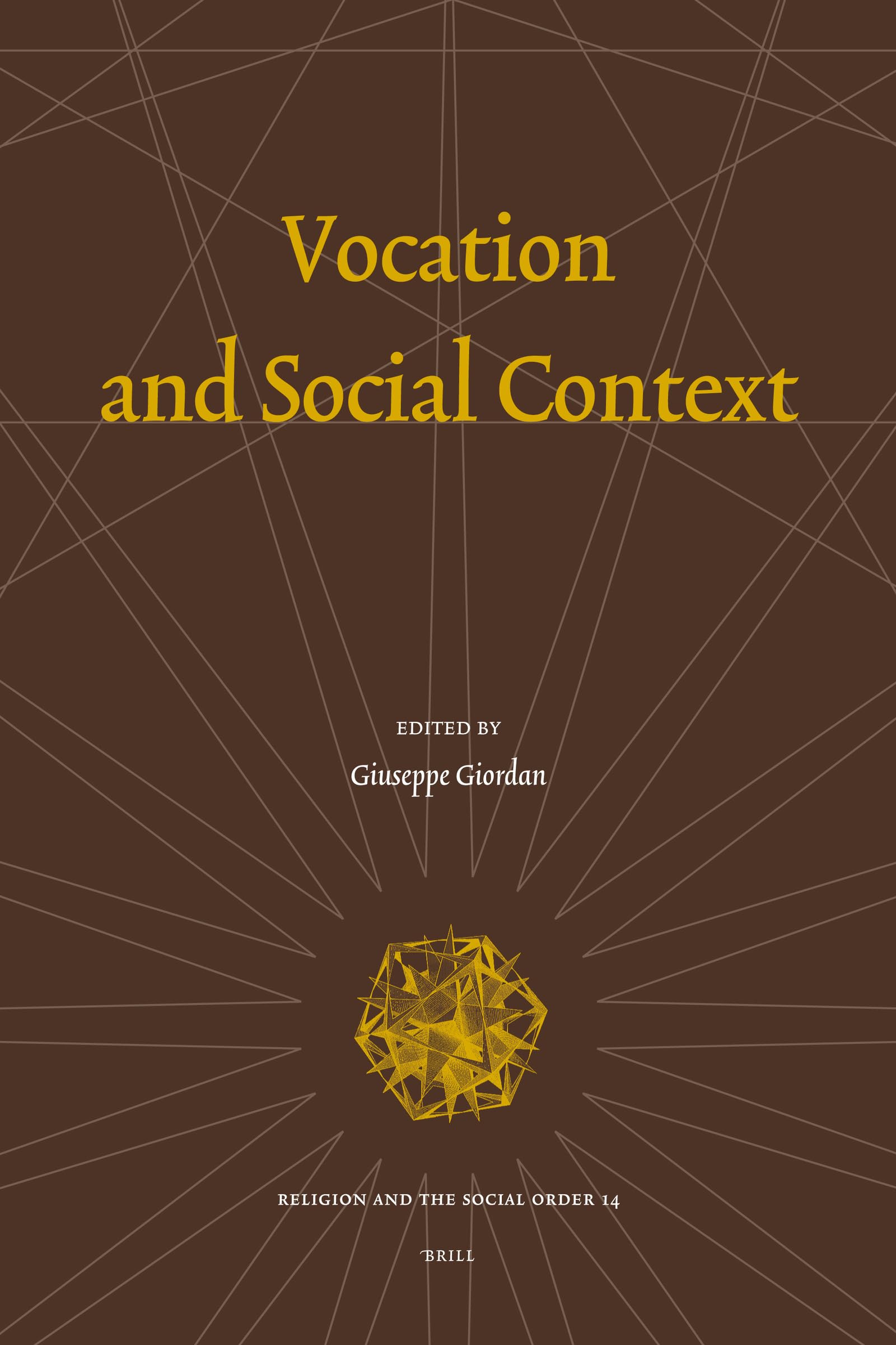 Vocation and Social Context (RELIGION AND THE SOCIAL ORDER, 14),Used