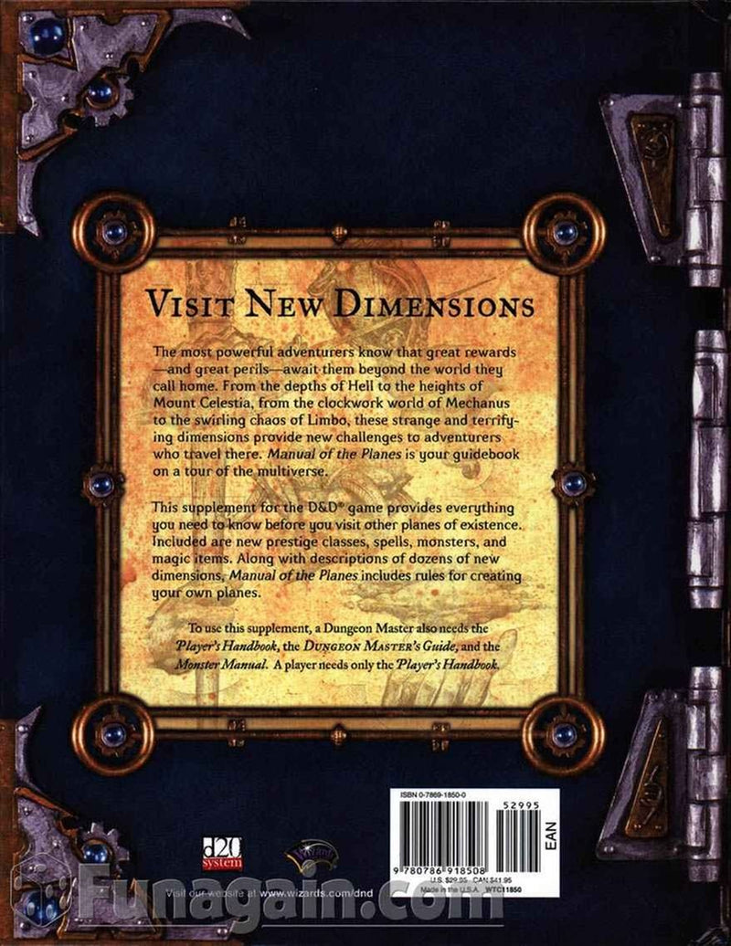 Manual Of The Planes (Dungeon & Dragons D20 3.0 Fantasy Roleplaying)