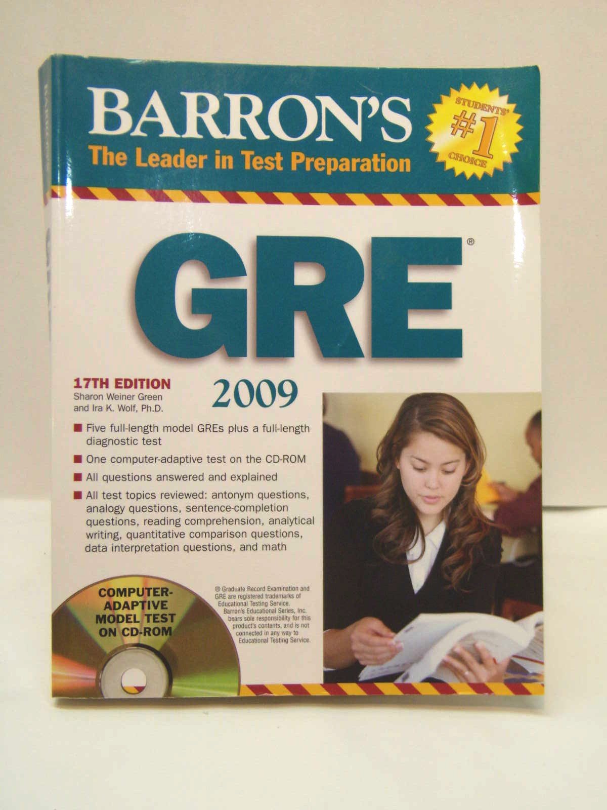 Barron's GRE: Graduate Record Examination,Used