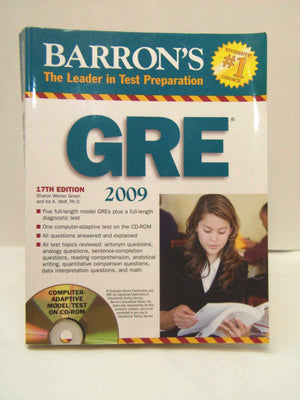 Barron's GRE: Graduate Record Examination,Used