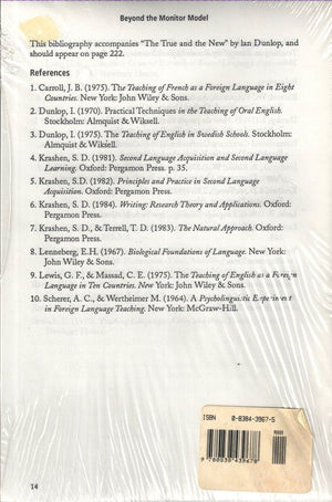 Beyond the Monitor Model: Comments on Current Theory and Practice in Second Language Acquisition,Used