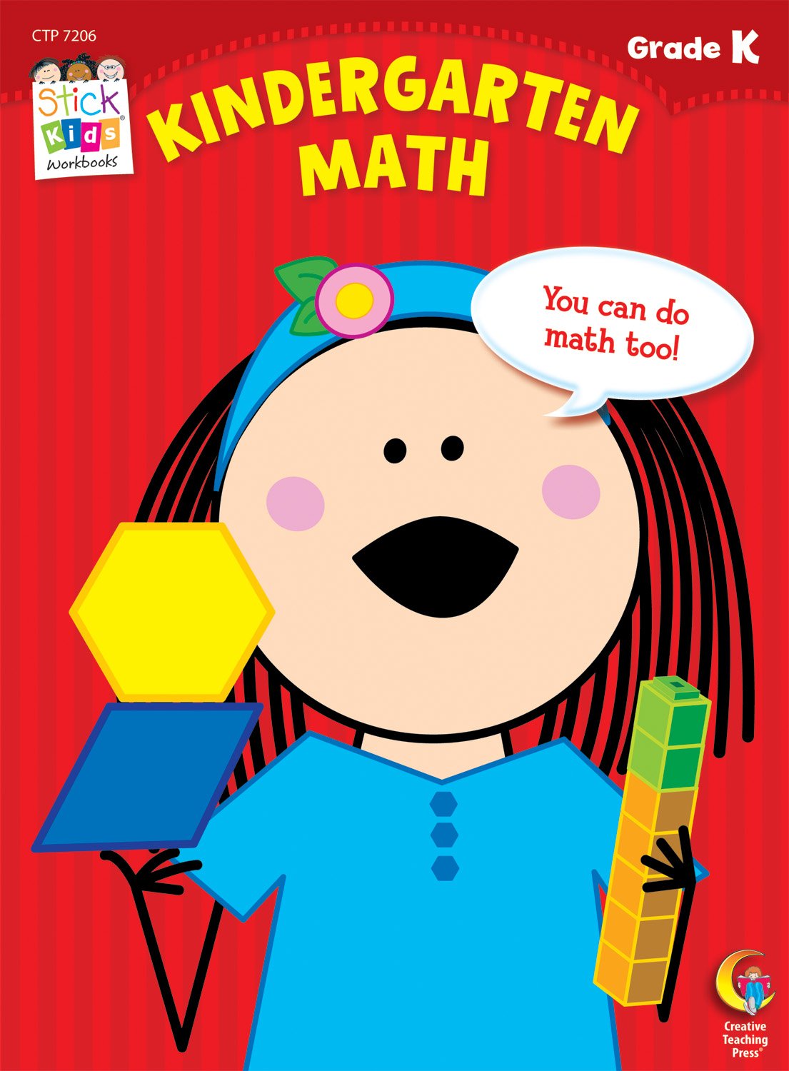 Kindergarten Math Stick Kids Workbook,Used