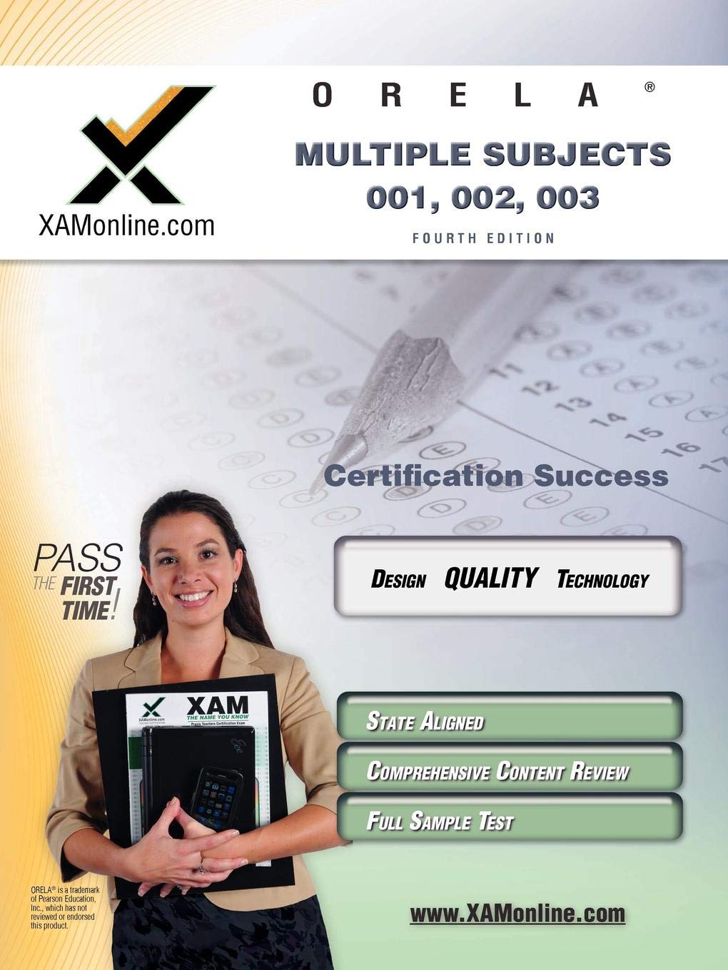 ORELA Multiple Subjects 001, 002, 003 Teacher Certification Test Prep Study Guide,Used