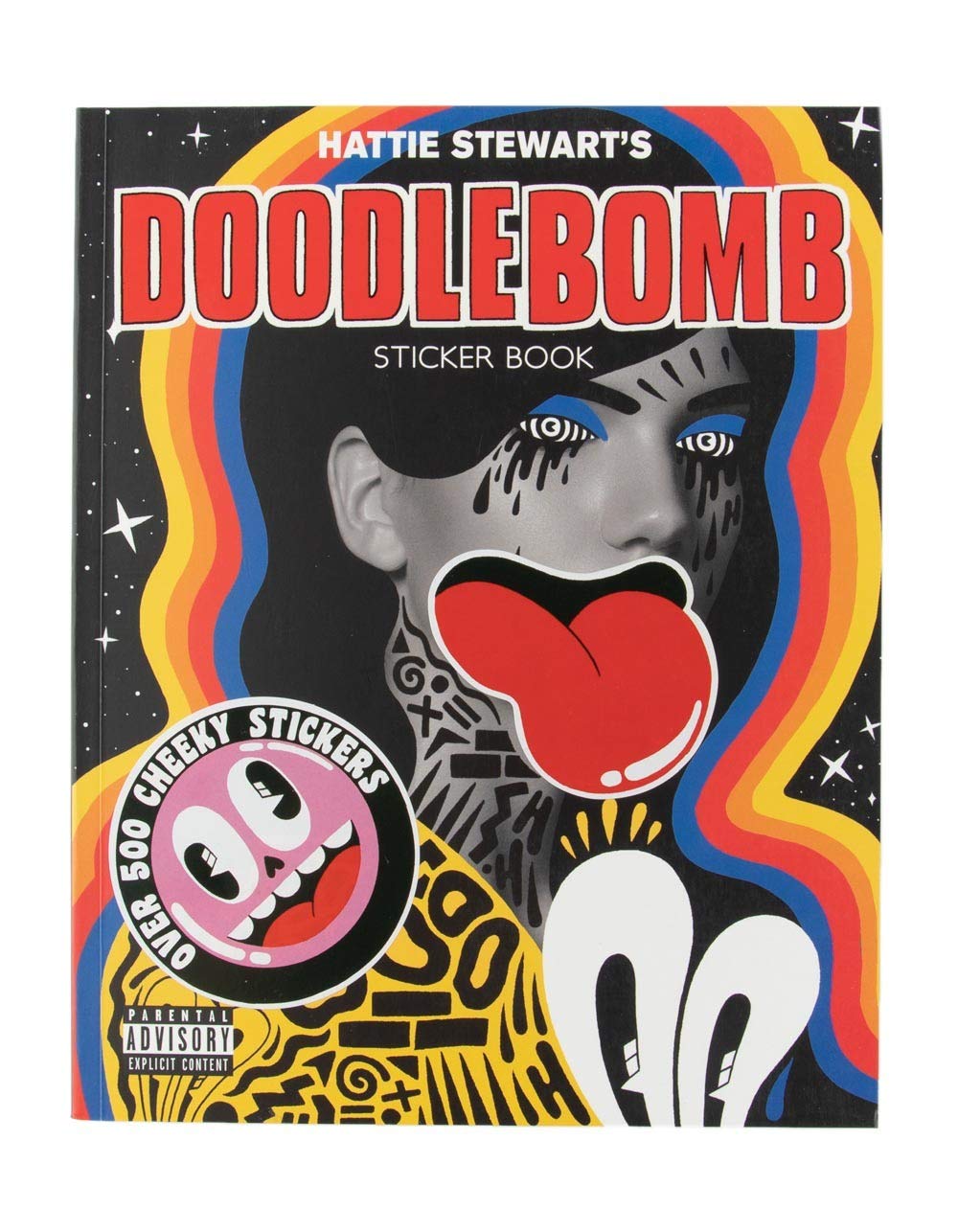 Hattie Stewart's Doodlebomb Sticker Book by Laurence King Publishing - Creative Illustrations for Artistic Expression