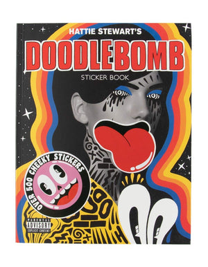 Hattie Stewart's Doodlebomb Sticker Book by Laurence King Publishing - Creative Illustrations for Artistic Expression