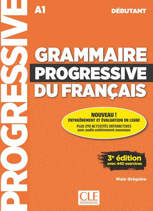 Grammaire progressive du francais  Niveau debutant  3eme edition  Livre + CD + Livreweb 100% interactif (French Edition),Used