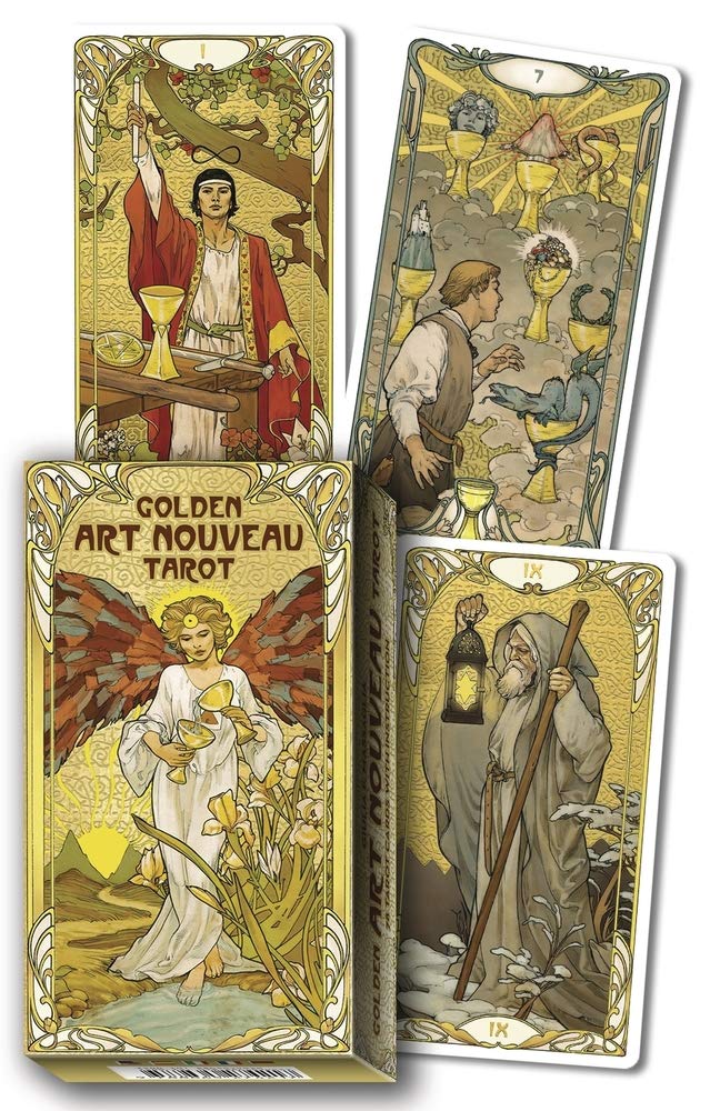 Golden Art Nouveau Tarot (Golden Art Nouveau Tarot, 1),Used