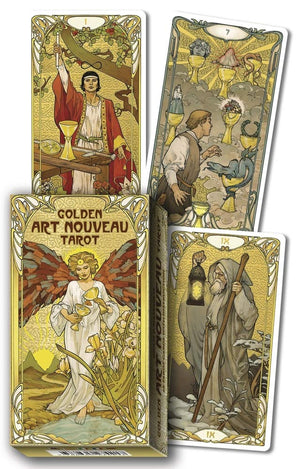 Golden Art Nouveau Tarot (Golden Art Nouveau Tarot, 1)-used