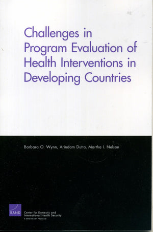 Challenges of Programs Evaluation of Health Interventions in Developing Countries,Used