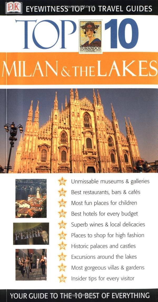 Milan & The Lakes (Eyewitness Top 10 Travel Guides),Used