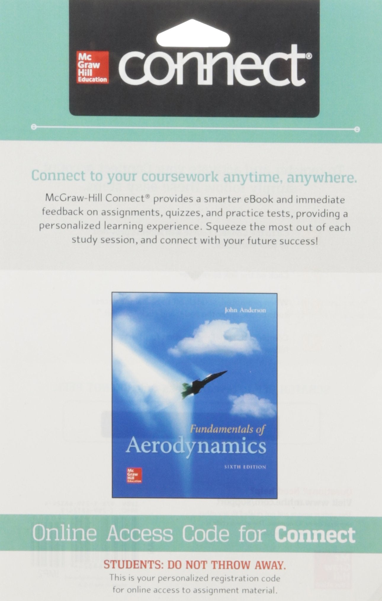 Connect Access Card for Fundamentals of Aerodynamics,New