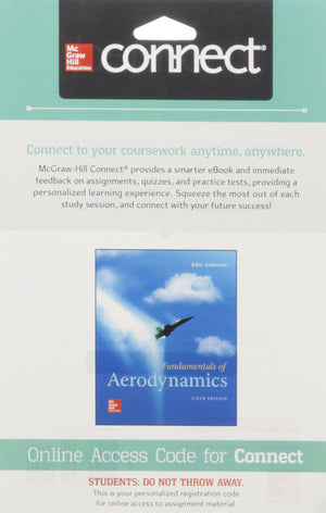 Connect Access Card for Fundamentals of Aerodynamics,Used