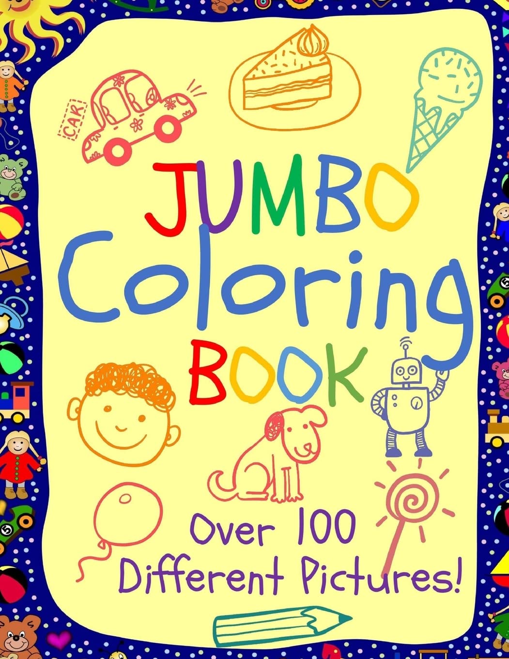 Jumbo Coloring Book: Jumbo Coloring Books for Kids: Giant Coloring Book for Children: Super Cute Coloring Book for Boys and Girl,Used