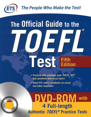 The Official Guide to the TOEFL Test with DVDROM, Fifth Edition,Used