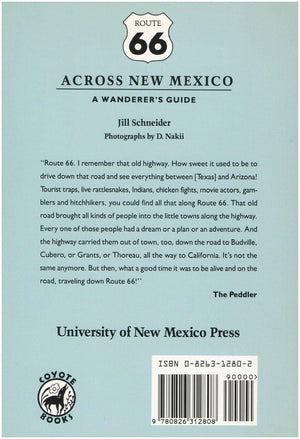 Route 66 Across New Mexico: A Wanderer's Guide,Used