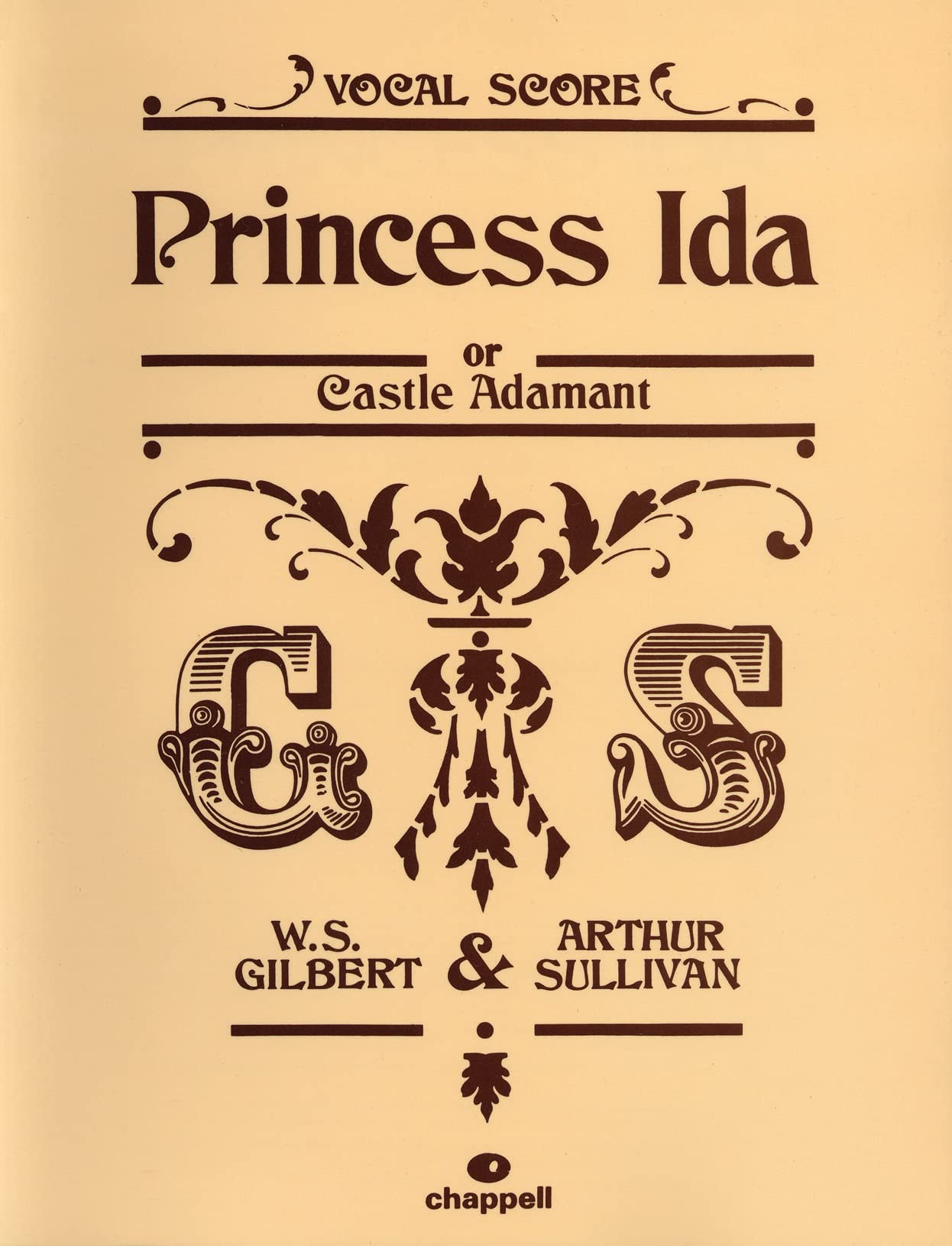 Princess Ida, Or Castle Adamant (Vocal Score),New