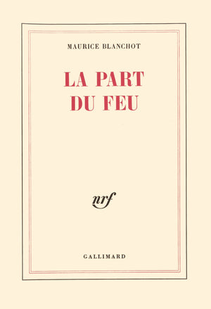 La Part du feu,Used