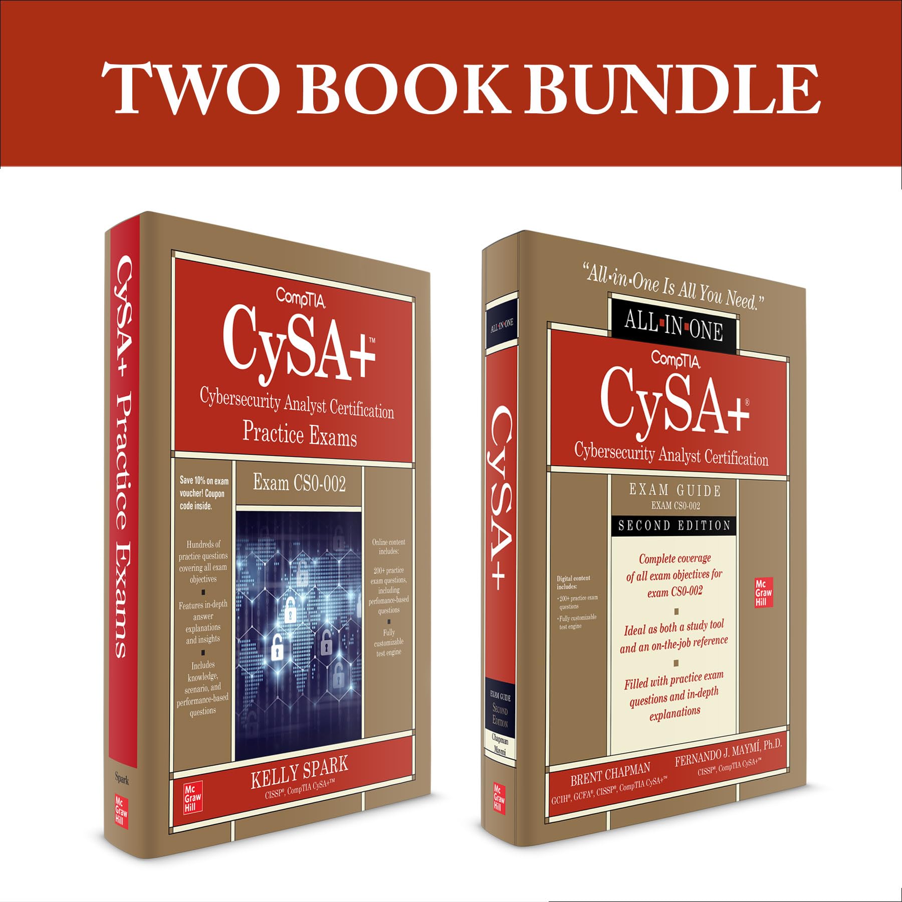 CompTIA CySA+ Cybersecurity Analyst Certification Bundle (Exam CS0002),Used