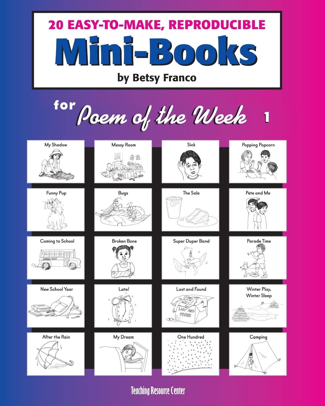 Minibooks For Poem Of The Week 1: 20 Easytomake Reproducible Minibooks,Used