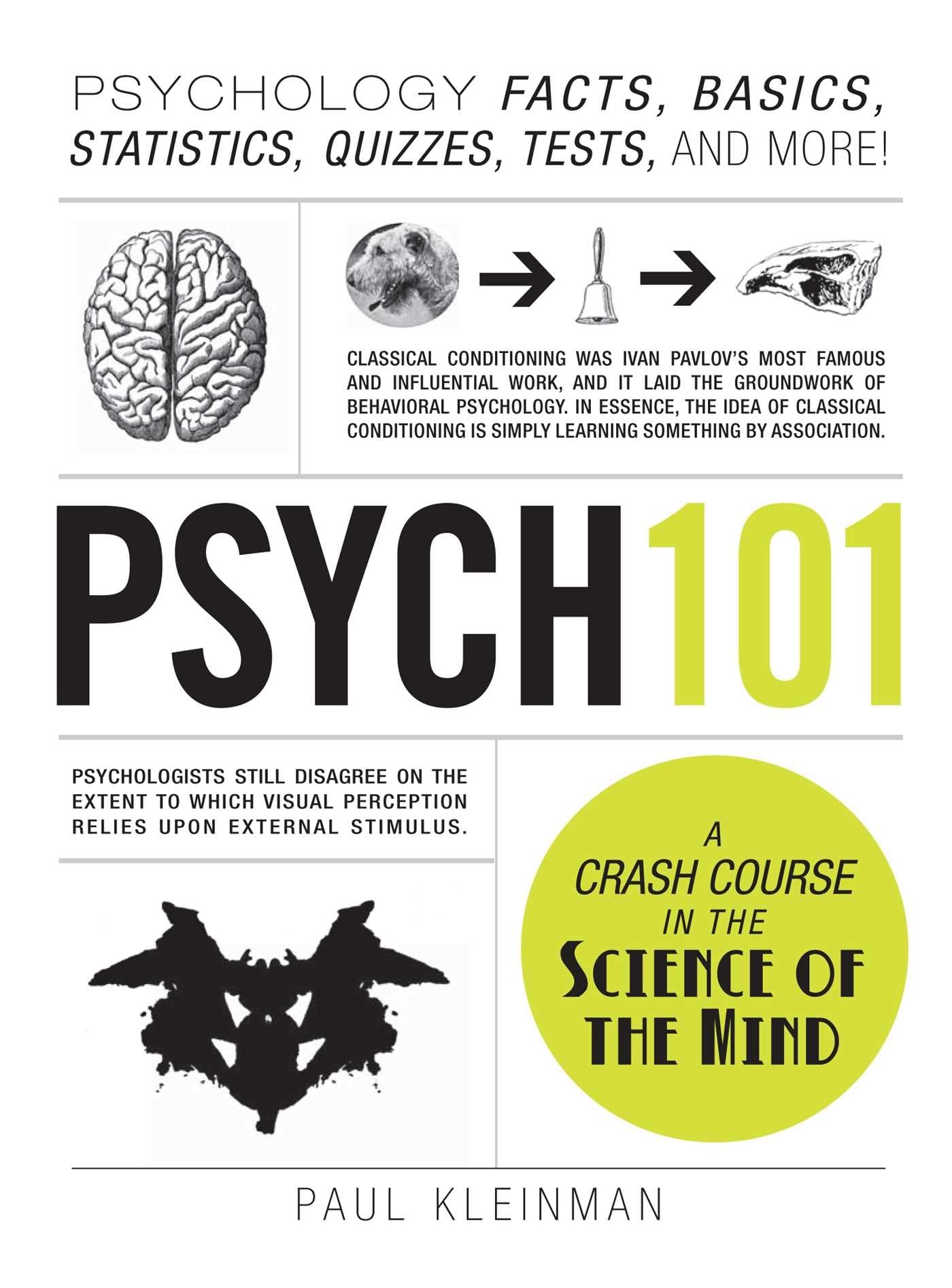 Psych 101: Psychology Facts, Basics, Statistics, Tests, and More! (Adams 101 Series),Used