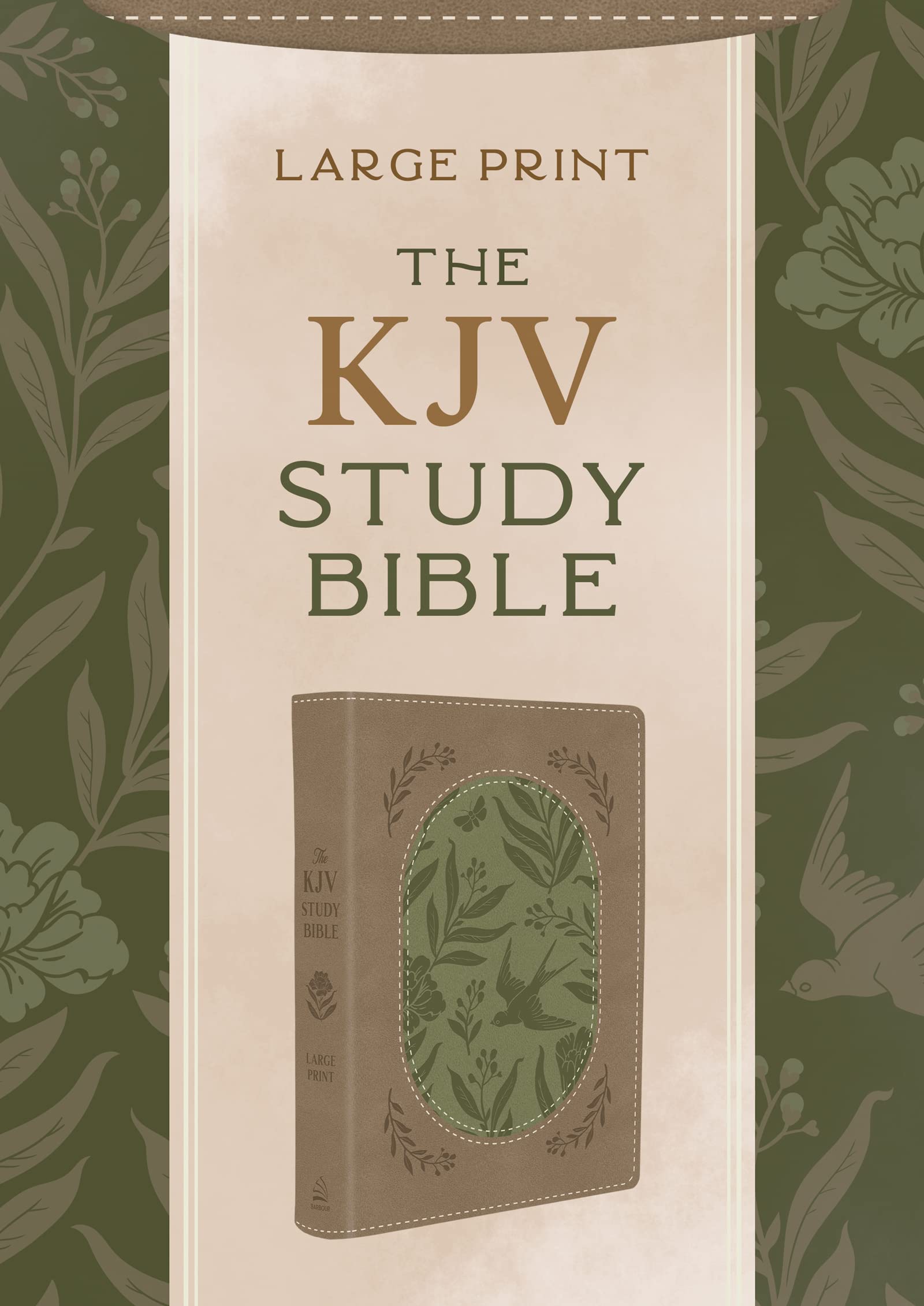 KJV Study Bible, Large Print [Olive Branches],New