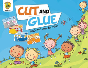 Cut and Glue Activity Book for Kids: Cut Out Cute Full Color Images of Animals, Vehicles and Plants (Ages 35) (9),Used