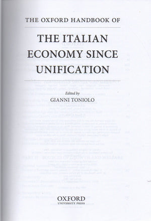 The Oxford Handbook Of The Italian Economy Since Unification (Oxford Handbooks)
