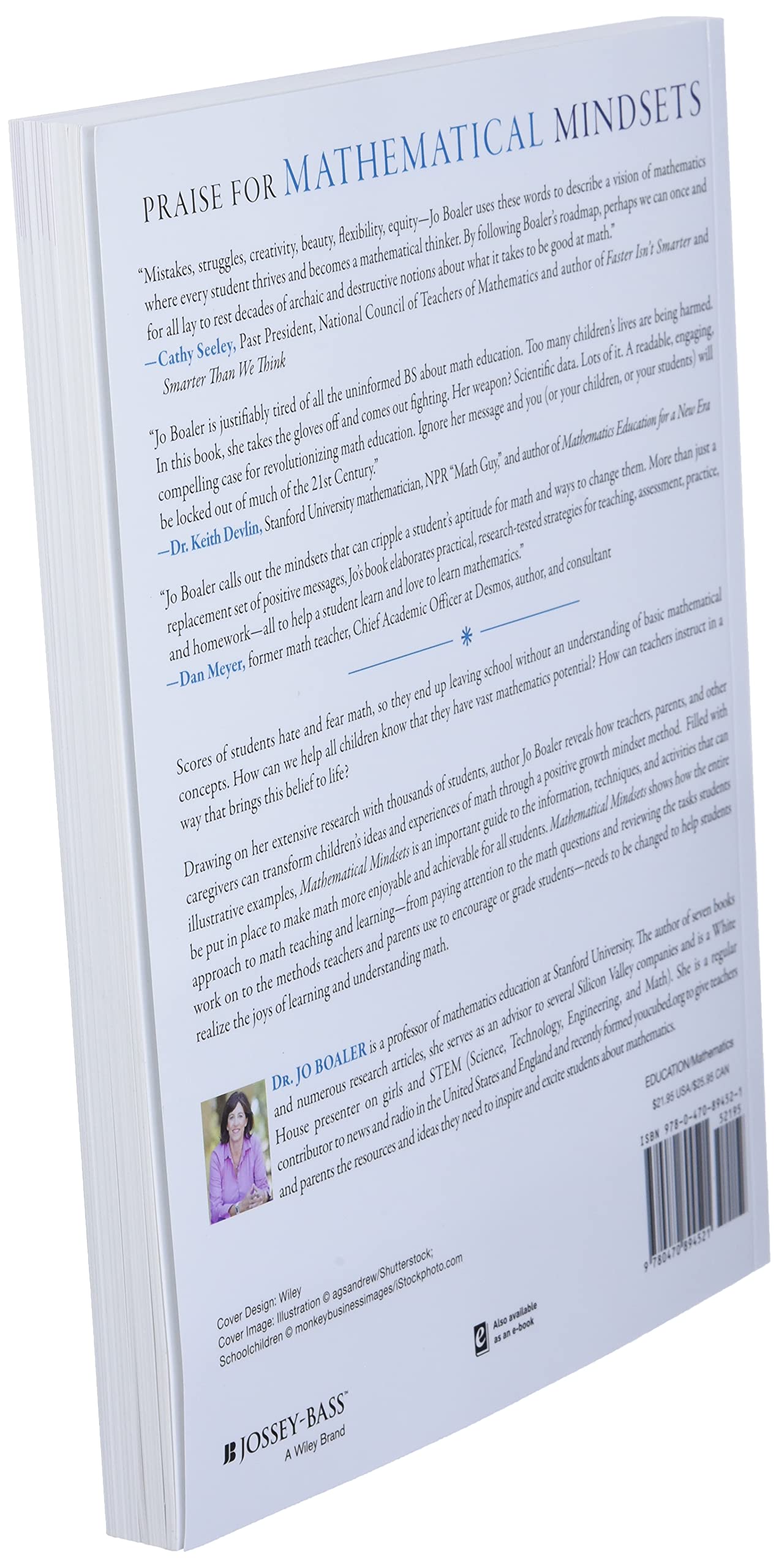 Mathematical Mindsets: Unleashing Students' Potential Through Creative Math, Inspiring Messages And Innovative Teaching-used