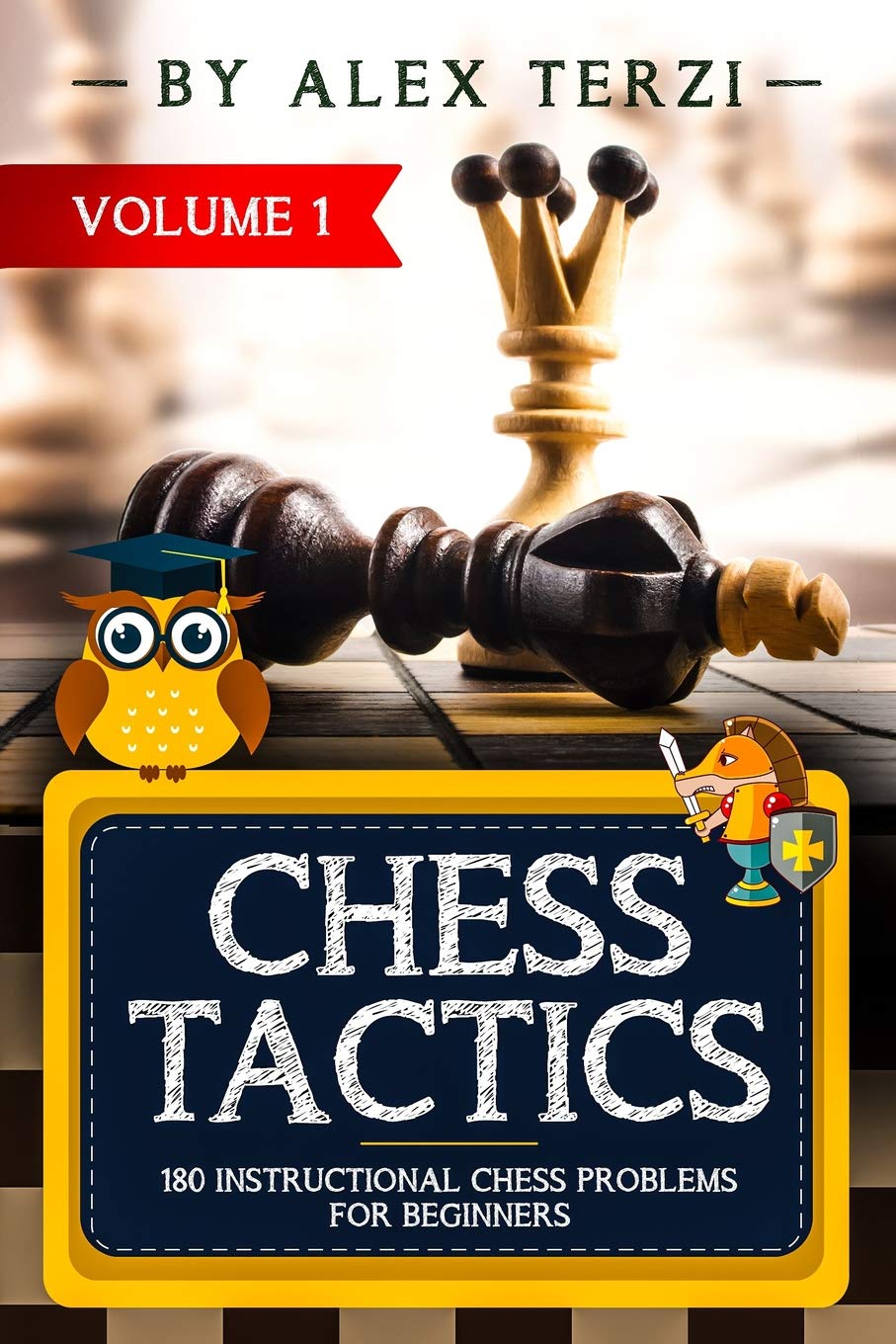 Chess Tactics: 180 Instructional Chess Problems for Beginners,Used