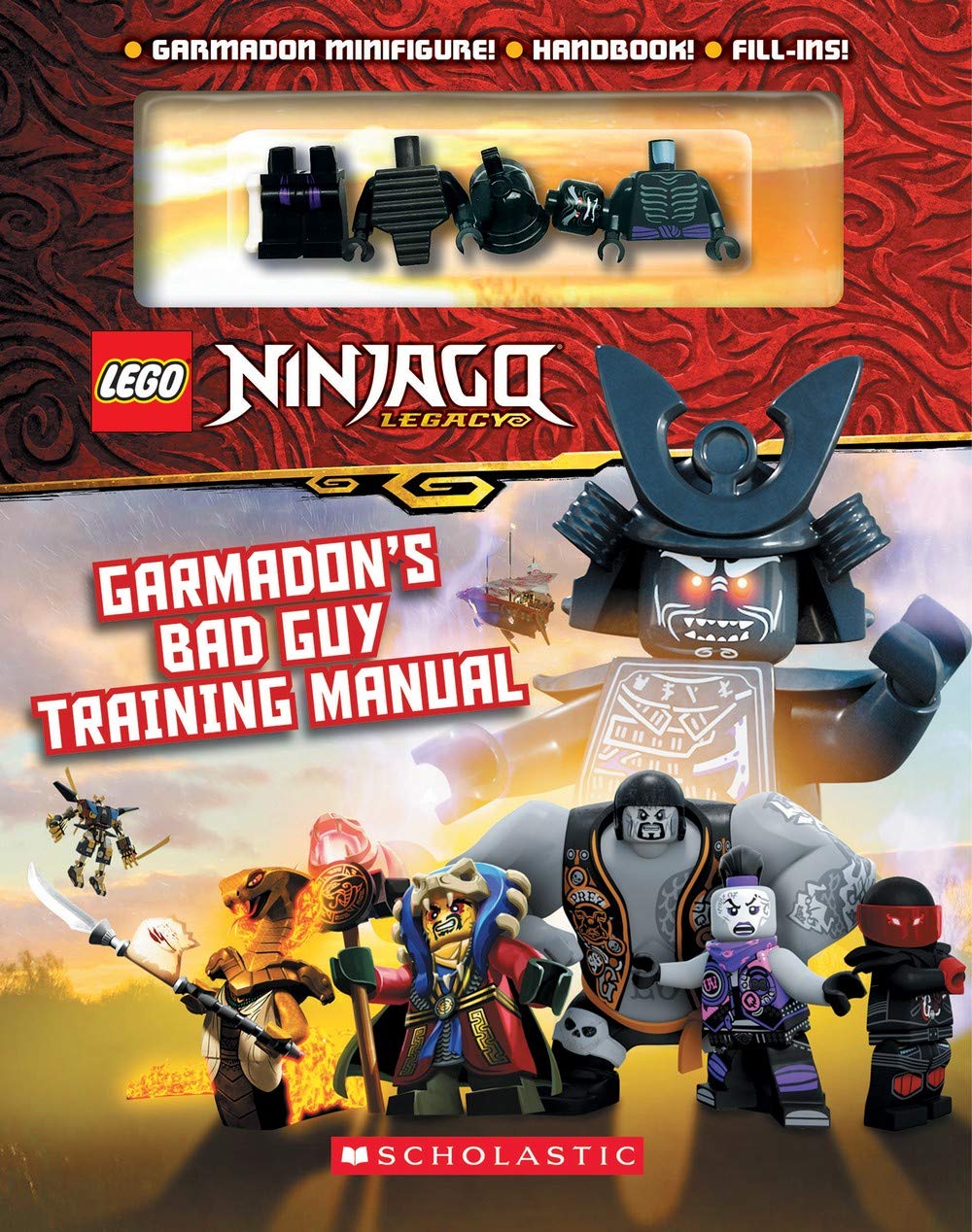 LEGO Ninjago: Garmadons Bad Guy Training Manual (with Garmadon minifigure) (LEGO Ninjago  Masters of Spinjitzu),Used