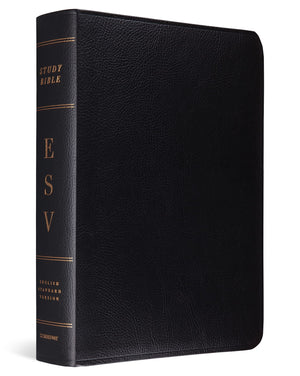 ESV Study Bible (Bonded Leather, Black),Used